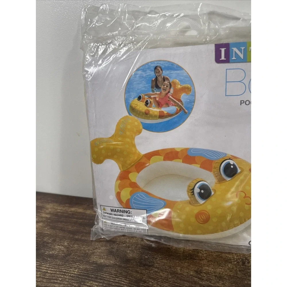 Intex Boat‎ Pool Cruiser Raft 3-6 Years Kids Inflatable Swim Raft Summer Fun NEW